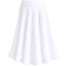 Миди-юбка А-силуэта с застежкой сзади на молнии Миди-юбка А-силуэта с застежкой сзади на молнии