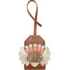 Багажная бирка из кожи с изображением орла Багажная бирка из кожи с изображением орла