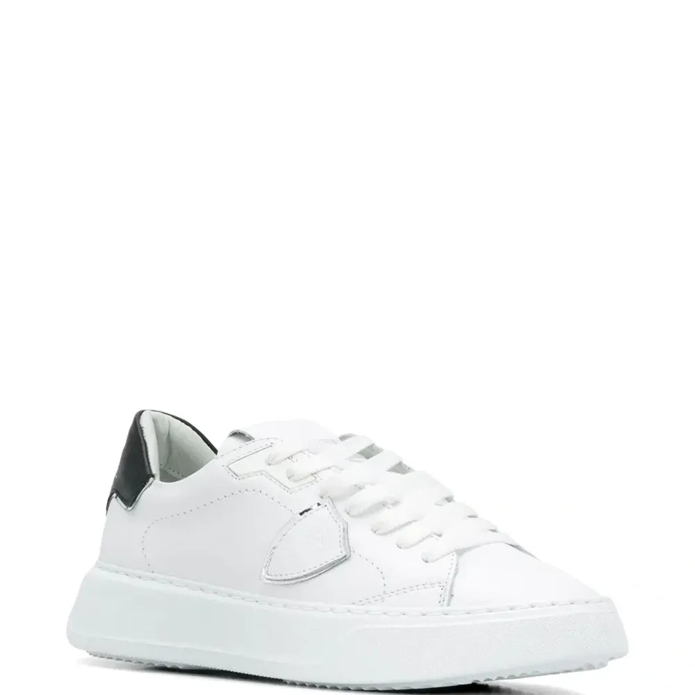 Кожаные кроссовки с нашивкой-логотипом Temple