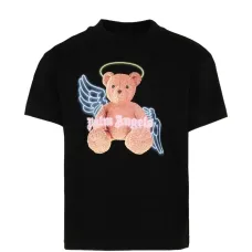 Футболка с короткими рукавами и принтом медвежонка