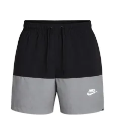 Шорты из ткани с цветными блоками