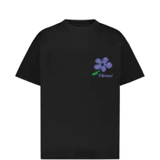 Футболка с цветочным декором