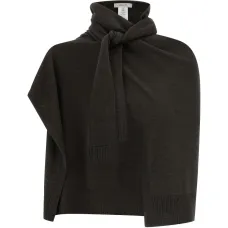 Шарф из шерсти с эффектом обмана зрения