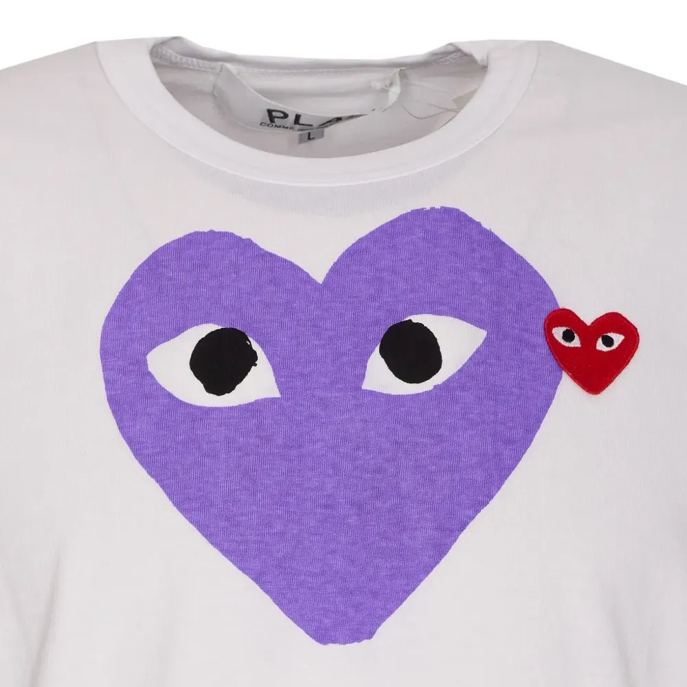 Футболка с принтом в виде сердца