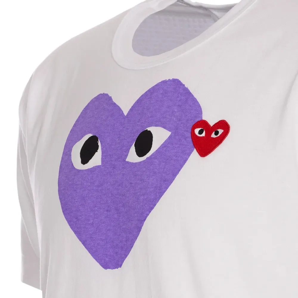 Футболка с принтом в виде сердца