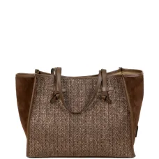 Сумка-тоут Marcella с плетёными вставками Сумка-тоут Marcella с плетёными вставками